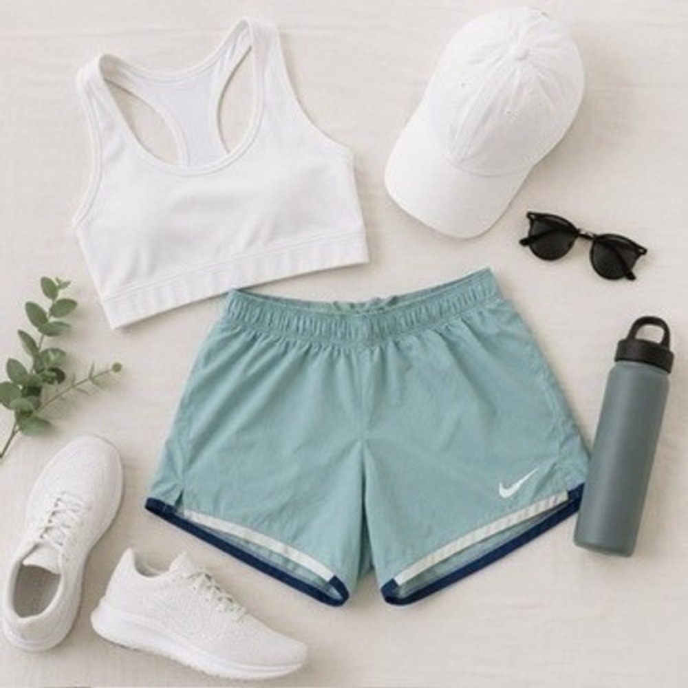 Nike Lacrosse Dri-FIT Shorts Women's Size Small Teal Blue Running 3in Inseam
